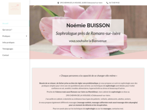 Noémie BUISSON Châteauneuf-sur-Isère, Stress, Sommeil, Grossesse, Douleurs, Acouphènes, Addictions