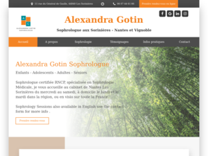Alexandra Gotin Sorinières, Douleurs, Sommeil, Stress, Grossesse, Douleurs, Addictions