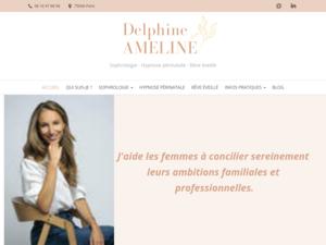 Delphine Ameline Paris 7, Grossesse, Sommeil, Stress, Douleurs
