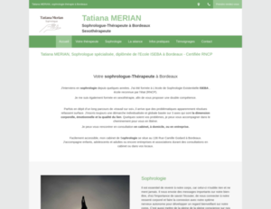 Tatiana MERIAN Bordeaux, Stress, Sommeil, Stress, Grossesse, Douleurs, Acouphènes, Addictions