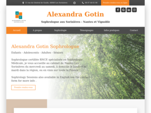 Alexandra Gotin Sorinières, Douleurs, Sommeil