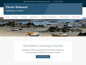 Flavie  Boboeuf Donville-les-Bains, Stress, Sommeil, Grossesse, Douleurs, Stress