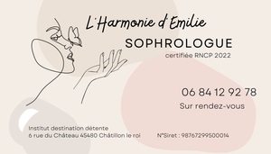 Sophrologue Emilie Destination Détente Châtillon-le-Roi, , Sophrologue
